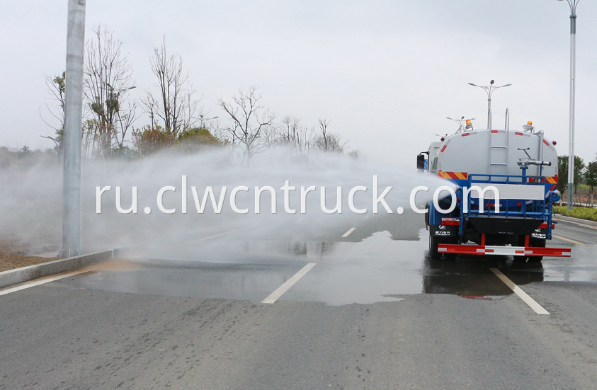 water carrying truck in action 3